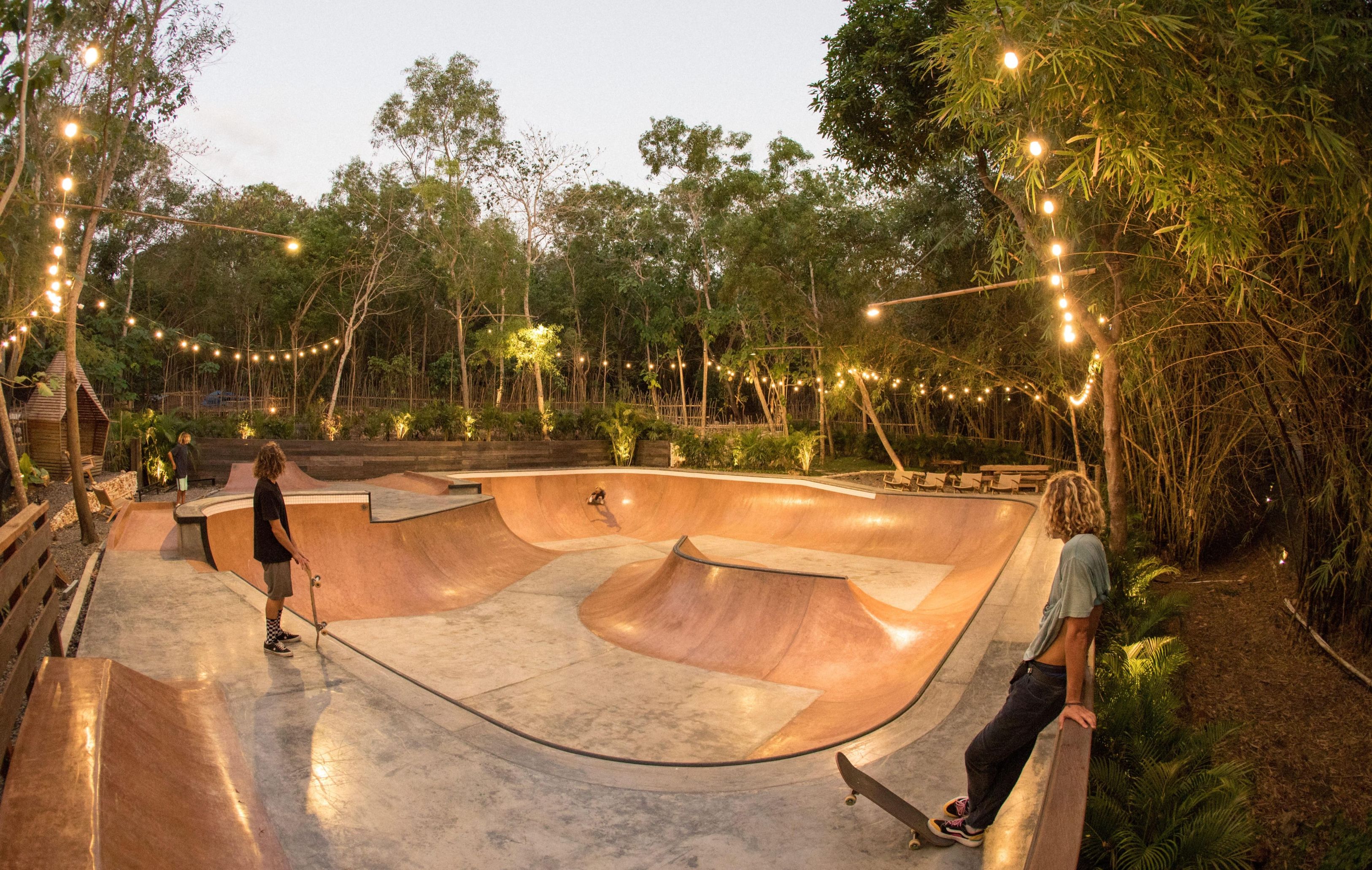 Skate park on the property