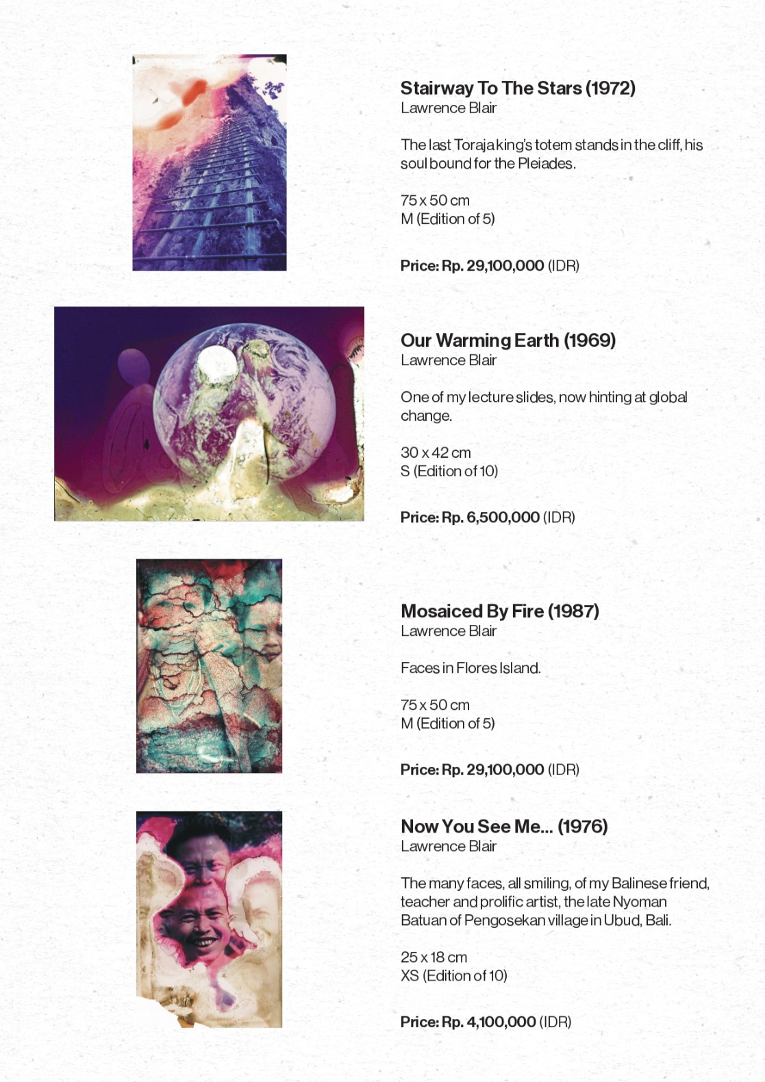 Uluwatu Surf Villas - Art Catalogue - March 2026