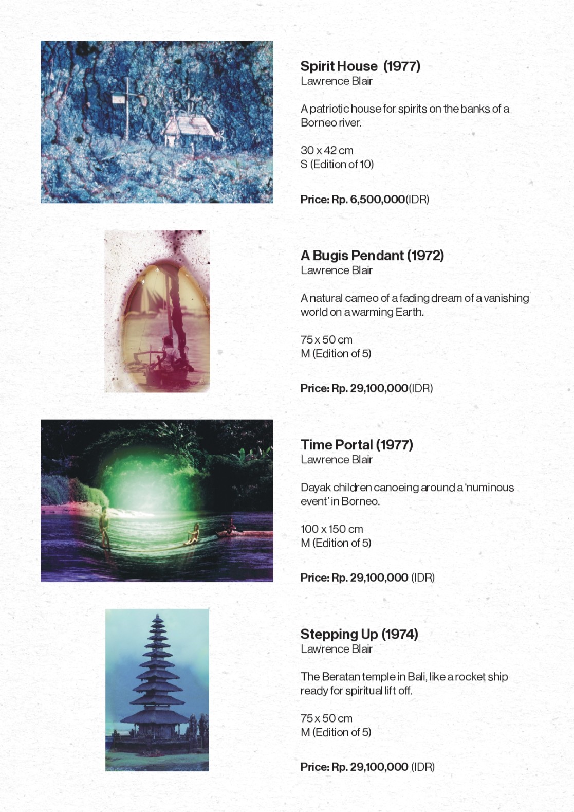 Uluwatu Surf Villas - Art Catalogue - March 2026